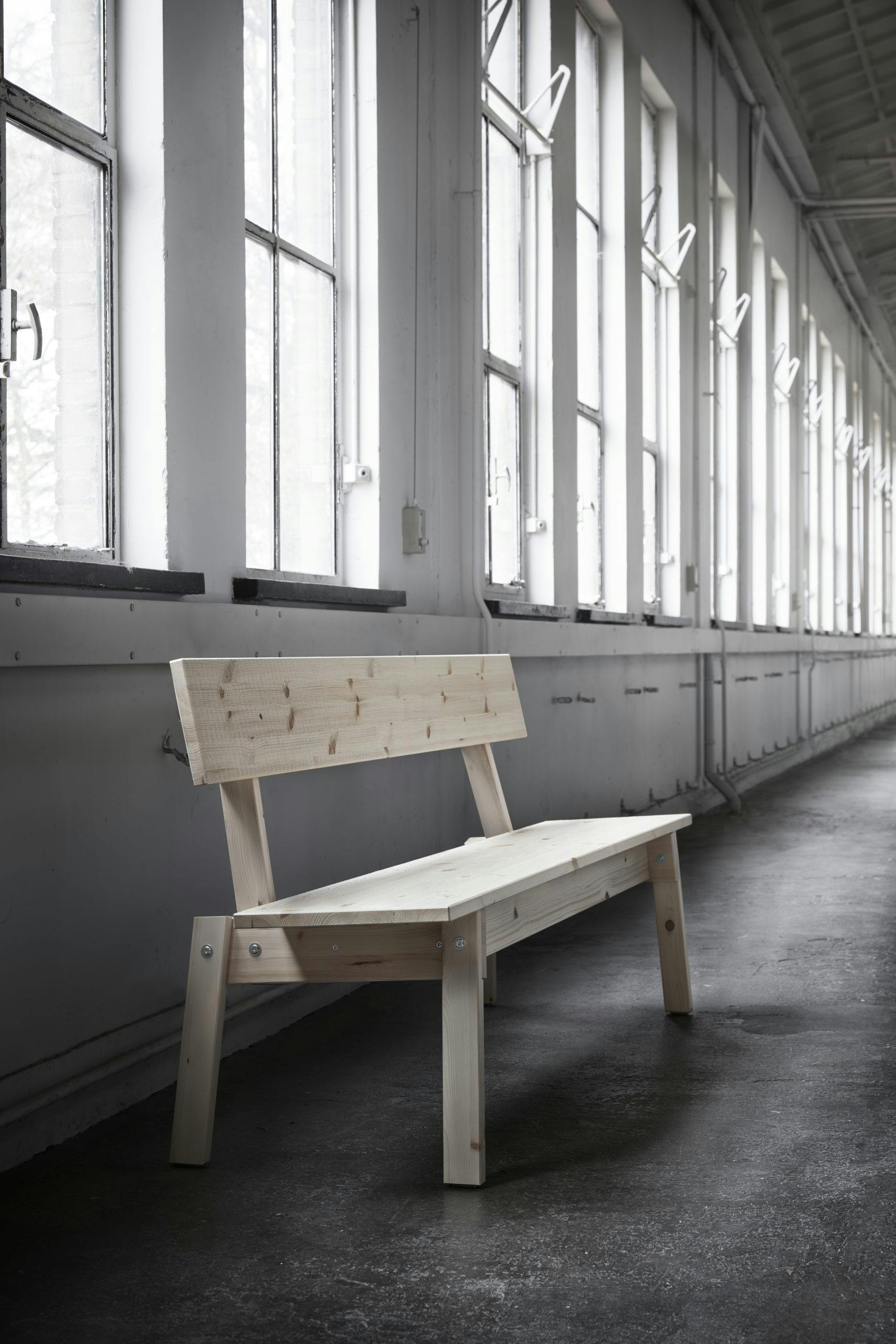 Ikea benk i furu Ikea benk i furu